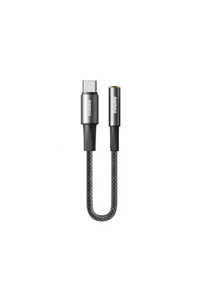 Remax Αντάπτορας ήχου Type-C σε Jack 3.5mm μαύρο CB08
