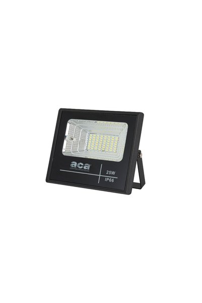 Aca Light ΠΡΟΒΟΛΕΑΣ LED SMD ΜΕ ΦΩΤΟΒΟΛΤΑΪΚΑ ΠΑΝΕΛ 25W 6000K IP66 120 °   Ra70...