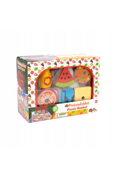 Fat Brain Toys Set de picnic în coș. Pretendables