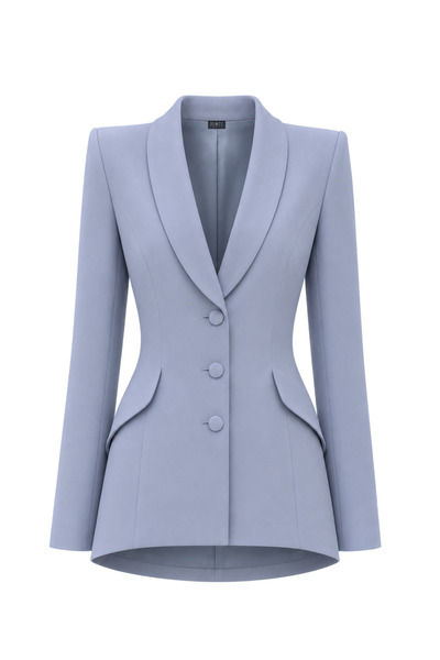 BLAZE Iconic Bell Blazer - Light Blue