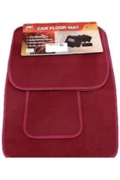 Generic AGC Car Floor Mats, 5 Piece Set, Non-Slip, Car Mat (Maroon) دعاسات سيارة