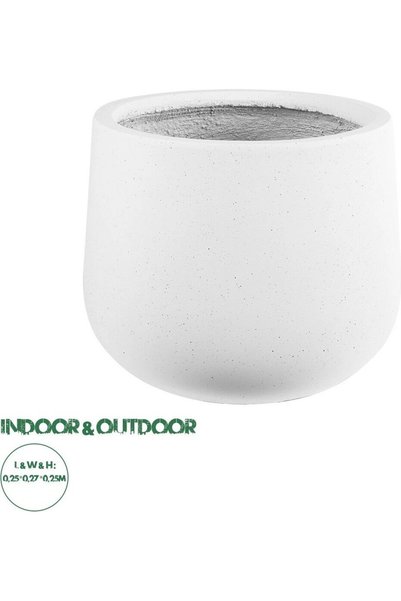 GloboStar® GloboStar Τεχνητός Κήπος Chelsea Διακοσμητική Γλάστρα από Πολυεστέ...