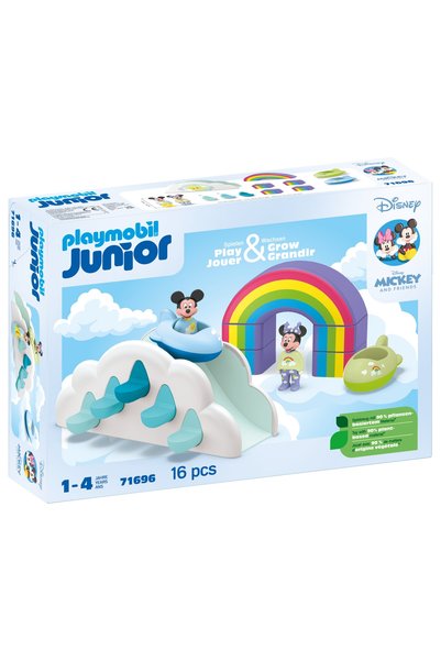 Playmobil JUNIOR & Disney: Căsuța în nori Mickey și