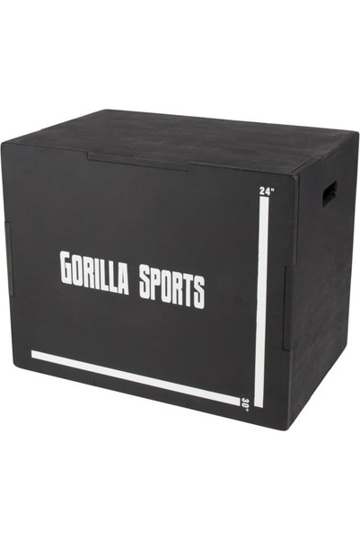 Gorilla Sports Jumping box, 76 x 51 x 60.5 cm, Black