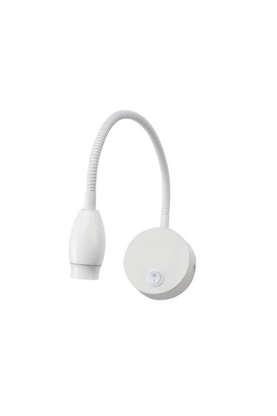 Aca Light ΦΩΤΙΣΤΙΚΟ ΤΟΙΧΟΥ/ΟΡΟΦΗΣ SWAN ΛΕΥΚΟ ΜΕΤΑΛΛΙΚΟ LED HP 3W 3000K 210LM ...