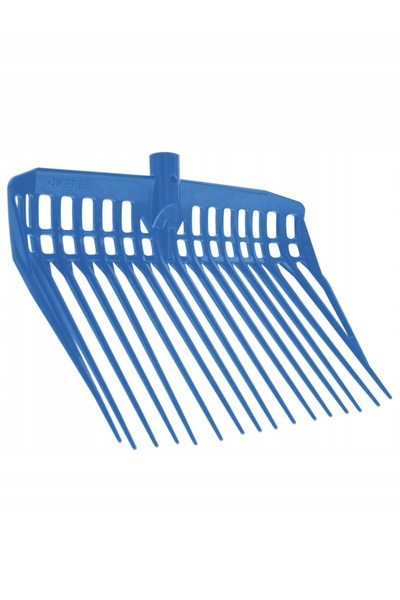 KERBL Furci stabile cu vârf despicat EcoFork, fără mâner, albastre, ușoare, d...
