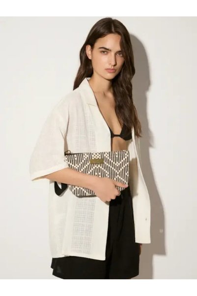 SEA YOU SOON Ballos Mini Clutch Μαύρο
