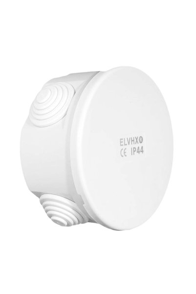 Elvhx EL1 |   EL1 |   ΕΞΩΤΕΡΙΚΟ ELBOX ™   Φ65xh35mm IP44 ΠΡΕΣΑΡΙΣΜΕΝΟ/ΜΕ/4*Φ23mm