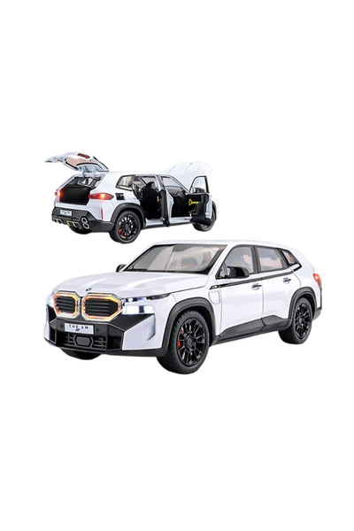 OEM Machetă metalică BMW XM, Scara 1:24, scoate FUM, Lumini și Sunete, Model ...