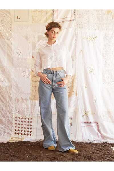 MADAME SHOUSHOU Paulonie Jeans Παντελόνι - M