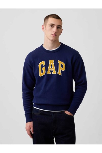 GAP V-INTX ATHLETIC INTARSIA SWEATER KAZAK 910050000 LACİVERT