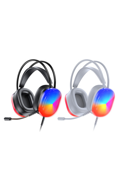 AWEI Ενσύρματα Gaming ακουστικά 7.1 Surround με μικρόφωνο 360° και RGB φωτισμ...