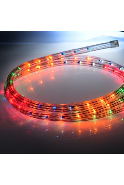 Aca Light Σωλήνας Φωτισμού LED Διπλού Καναλιού Πολύχρωμος 36L/m 50m Κόβεται κ...