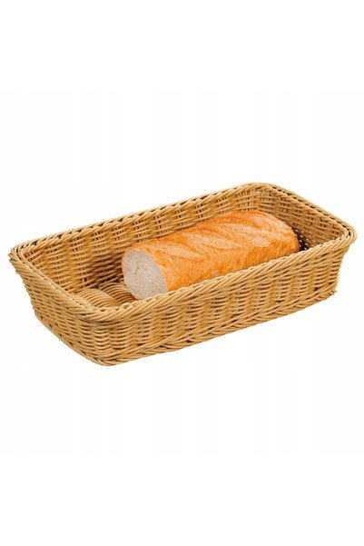 Kesper Coș simplu împletit pentru pâine, fructe, chifle, pentru masă, 20x35cm