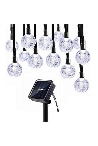 OEM Instalație solară Globulete Cristal LED, 50 LED-uri, 6.5 m