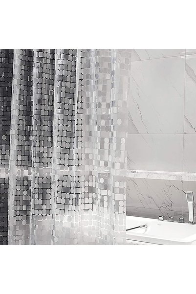 Generic Shower Curtain Liner, Waterproof Clear Shower Curtains, 72 x 72 inche...