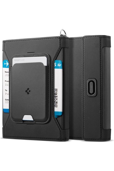 Spigen Καθολική Θήκη Διαβατηρίου με Πορτοφόλι Magsafe, Μαύρο - (AFA11344)