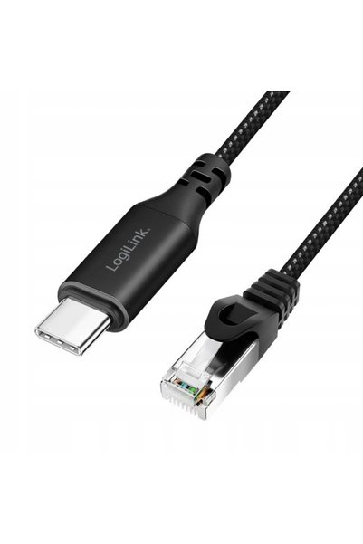 LogiLink CU0415 Cablu adaptor activ USB-C 3.2 la RJ45 Ethernet 7.5m
