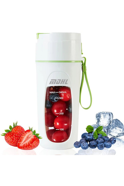 OEM Επαναφορτιζόμενο φορητό μπλέντερ Smoothie 340ml με 8 λεπίδες MDKS-FSV8
