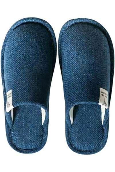 Generic Winter Indoor Slippers Home Linen Cotton Shoes for Men and Women Non-...