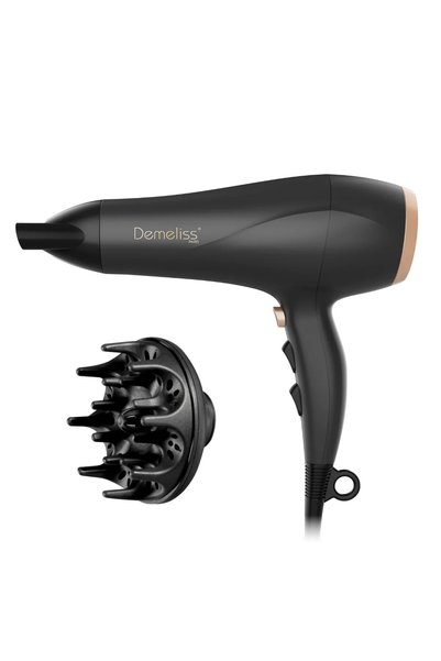 OEM Demeliss Ultra Series πιστολάκι μαλλιών Professional σε μαύρο χρώμα