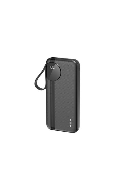 OEM Power Bank 10000mAh με ενσωματωμένα καλώδια και φως LED Moxom MX-PB189