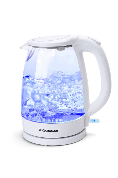 OEM Γυάλινος ηλεκτρικός βραστήρας 1.7L 2200W με LED Aigostar