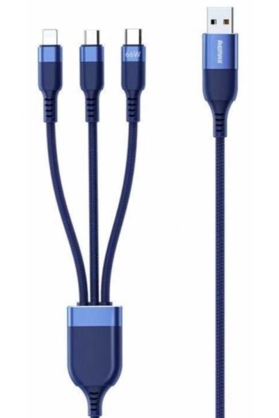 Remax Καλώδιο φόρτισης 3 σε 1 Lightning, Type-C και Micro USB 6A 66W RC-C068
