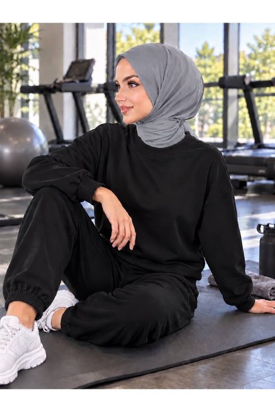 erasra class حجاب رياضي - مناسب للاستخدام اليومي والتدريب، لون رمادي مع ربطة.