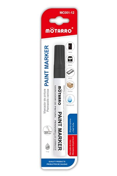 OEM Μαρκαδόρος 3.0mm γκρι Motarro MC001-12