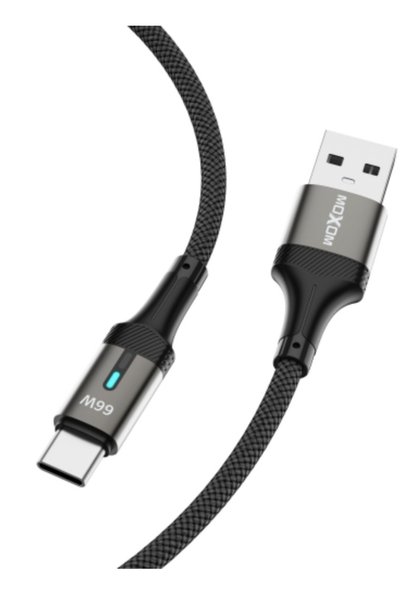 OEM Καλώδιο φόρτισης USB Type-C σε Type-C 66W 1m Moxom MX-CB375