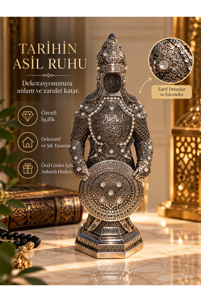 Genel Markalar Osmanlı Zırhlı Asker Nefer Biblo | İhlas Suresi İşlemeli Gold ...
