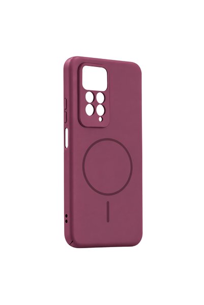 TheGencoo غطاء Xiaomi Redmi Note 11 Pro Mika Pc Magsafe - بوردو