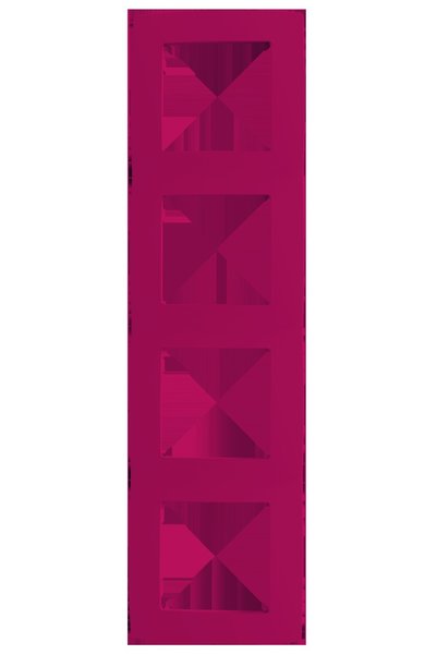 Aca Light ΠΛΑΙΣΙΟ PRIME 4 ΘΕΣΕΩΝ ΡΟΖ IP20 / 1000119307