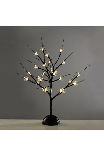 Aca Light ΔΙΑΚΟΣΜΗΤΙΚΟ ΔΕΝΤΡΟ ΜΕ 25 LED ΘΕΡΜΟΥ ΛΕΥΚΟΥ ΦΩΤΟΣΤΡΑΓΓΥΛΙΣΜΑΤΟΣ & Μ...