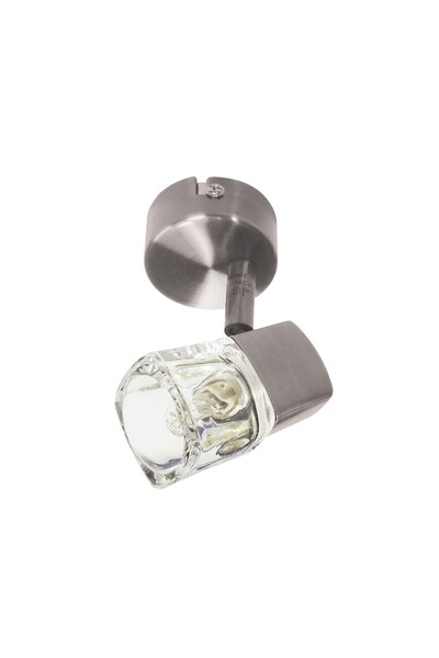 Aca Light ΣΠΟΤ ΜΕ ΓΥΑΛΙ G9 I ΜΑΤ ΝΙΚΕΛ ΝΑΠΟΛΙ / 090106NM