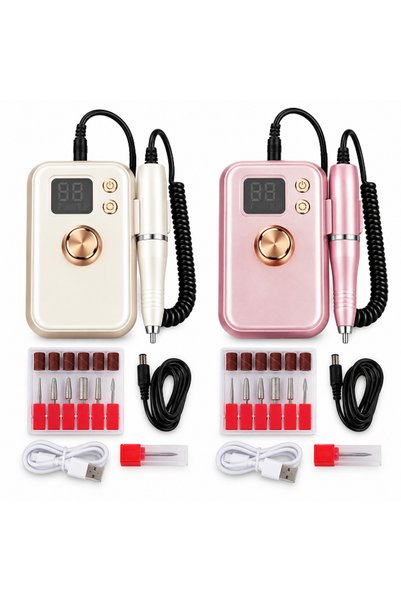 OEM Φορητό τροχάκι νυχιών Nail Drill 3-in-1 με ψηφιακή οθόνη και στυλό μανικι...