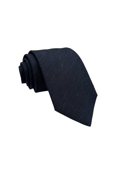erika Μεταξωτή Γραβάτα Shantung Navy 8εκ.