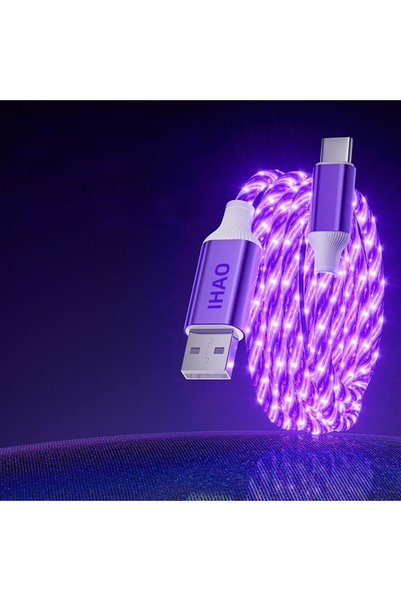Generic كابل شحن سريع USB A إلى Type C بقدرة 60 واط، شاحن هاتف عالي السرعة مع...