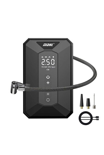 OEM Φορητό κομπρεσέρ αέρα μπαταρίας 150 PSI με LCD, αυτόματη διακοπή, Power B...