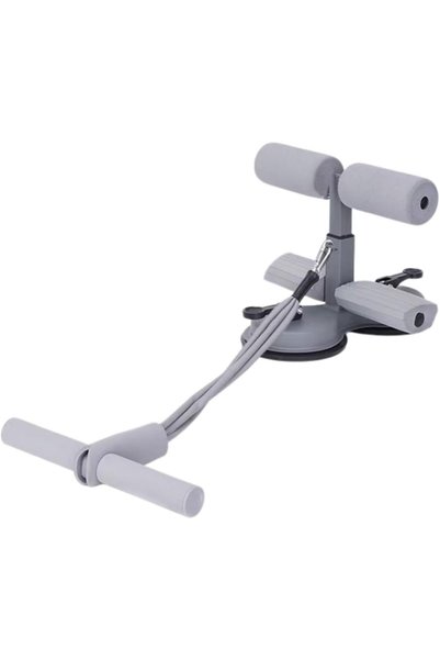 Generic Portable Adjustable Double Self-Suction Sit-Up Bar With Foam Handle a...