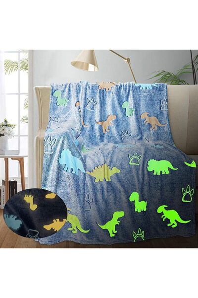 Generic Kids' Throws Blankets Glow in The Dark Blankets, Super Cozy Plush Sof...