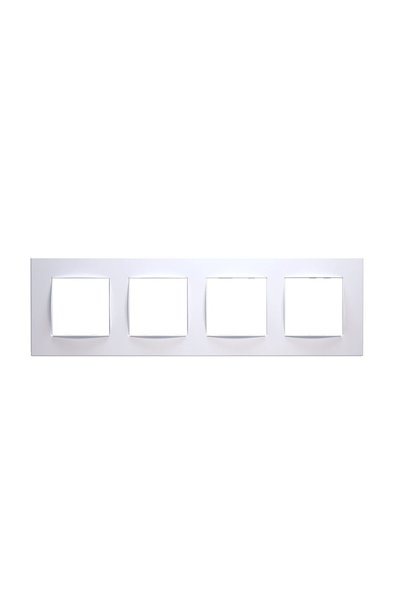 Aca Light ΠΛΑΙΣΙΟ PRIME CLASSIC 4 ΘΕΣΕΩΝ ΛΕΥΚΟ IP20 / 1000120301