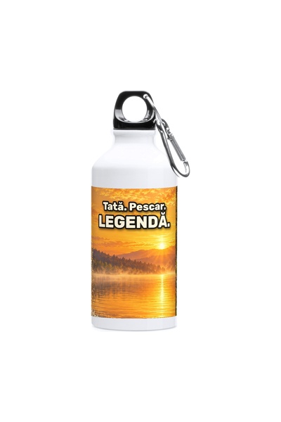 Amprenta Divertis Bidon 500 ml cu Carabinieră „Tată. Pescar. Legendă.” – Cado...