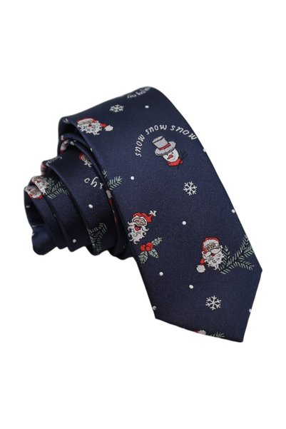 erika Γραβάτα Navy Holly 6εκ.