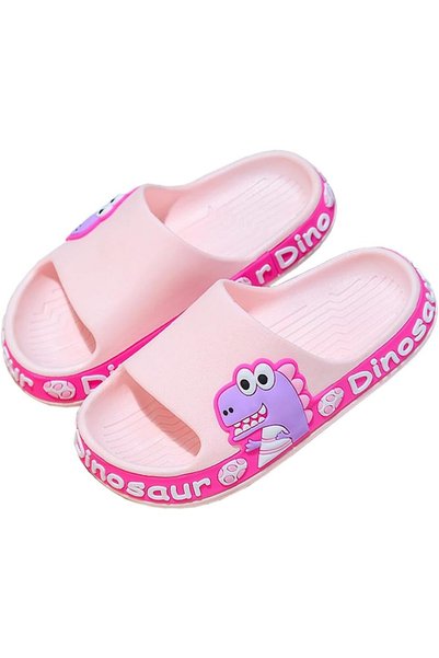 Generic Kids Cartoon Dinosaur Sandals, Non-Slip, Soft Sole
