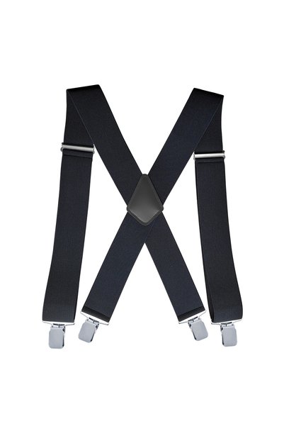 Choice black Heavy Duty Big Size Suspenders for Men Work Outdoor 2 Inch Wide ...