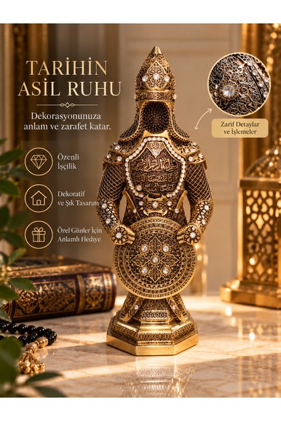 Genel Markalar Osmanlı Zırhlı Asker Nefer Biblo | İhlas Suresi İşlemeli Gold ...