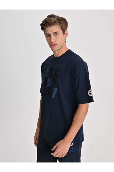 Fenerbahçe Lacivert Tribün 1907 Erkek Tshirt