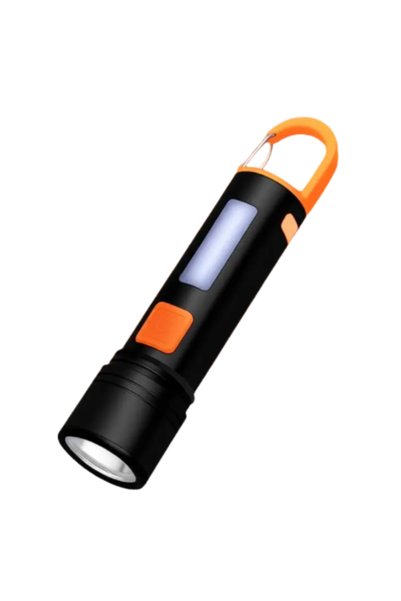OEM Επαναφορτιζόμενος φακός LED τσέπης με Zoom και COB φωτισμό - 808